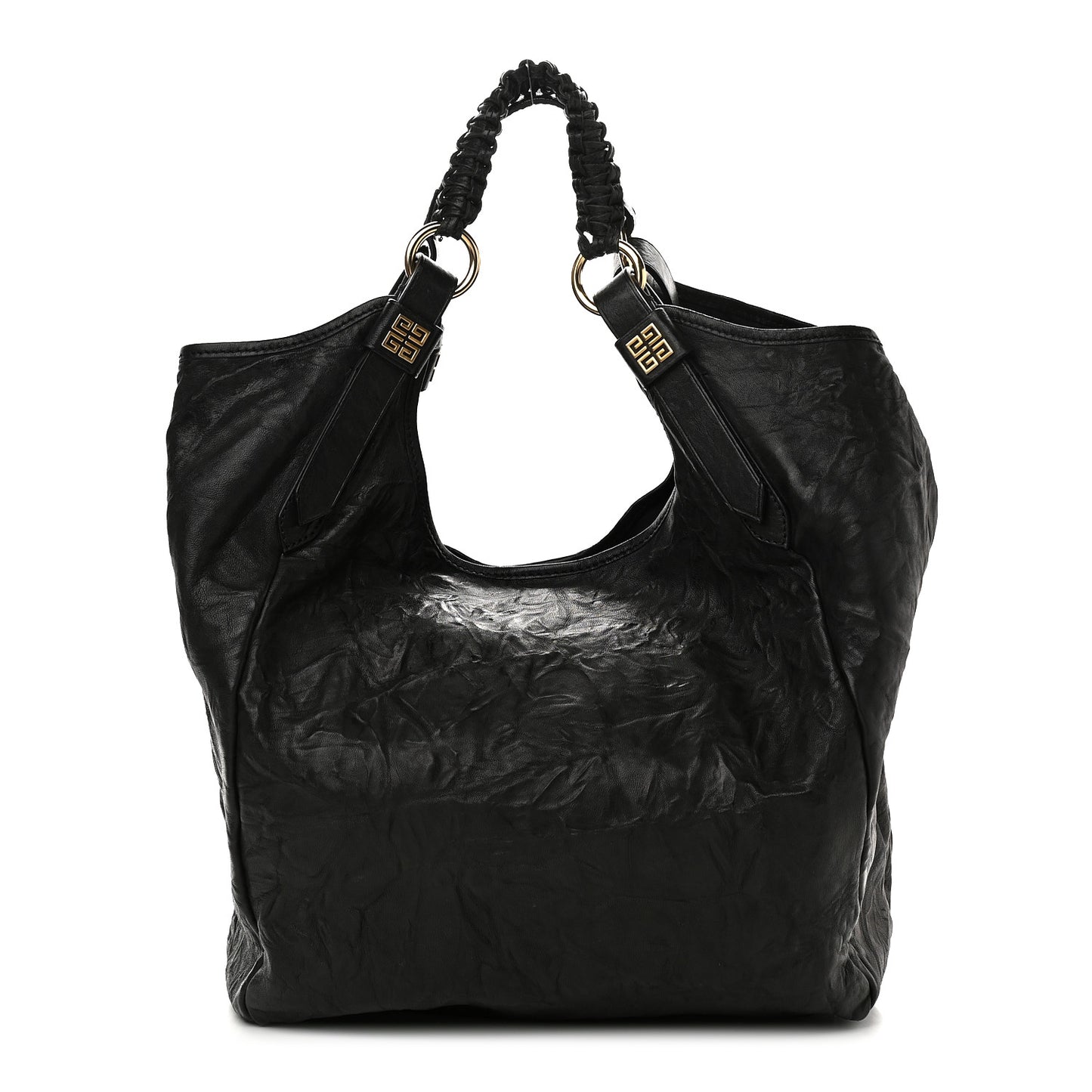Tumbled Sheepskin Hobo Black