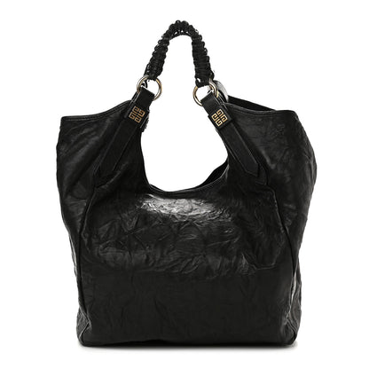 Givenchy Tumbled Sheepskin Hobo Black 1 of 10