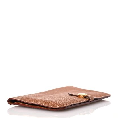 Hermes Togo Dogon Duo Wallet Gold 5 of 17