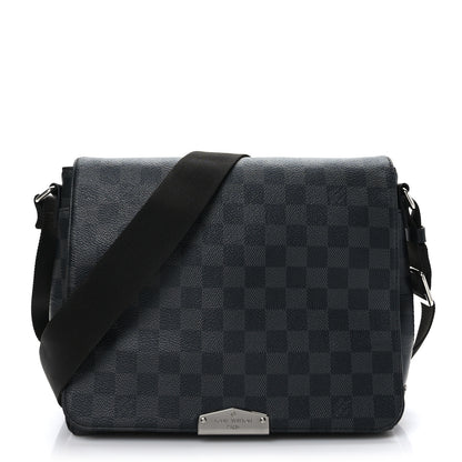 Louis Vuitton Damier Graphite District PM 1 of 9