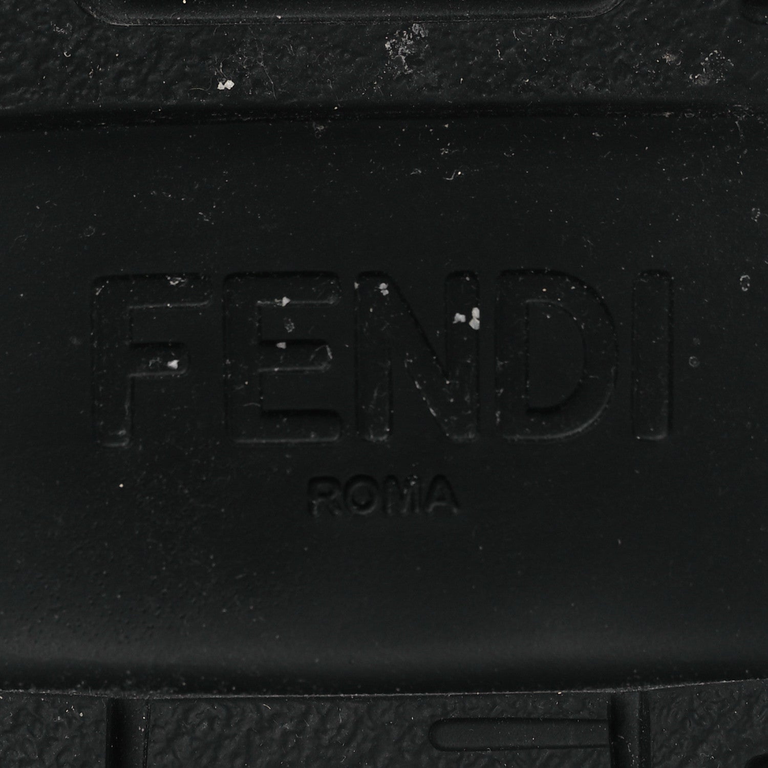 Fendi Vitello Abrasivato Fendigraphy 50mm Loafers 37.5 Blanco Babe 8 of 13