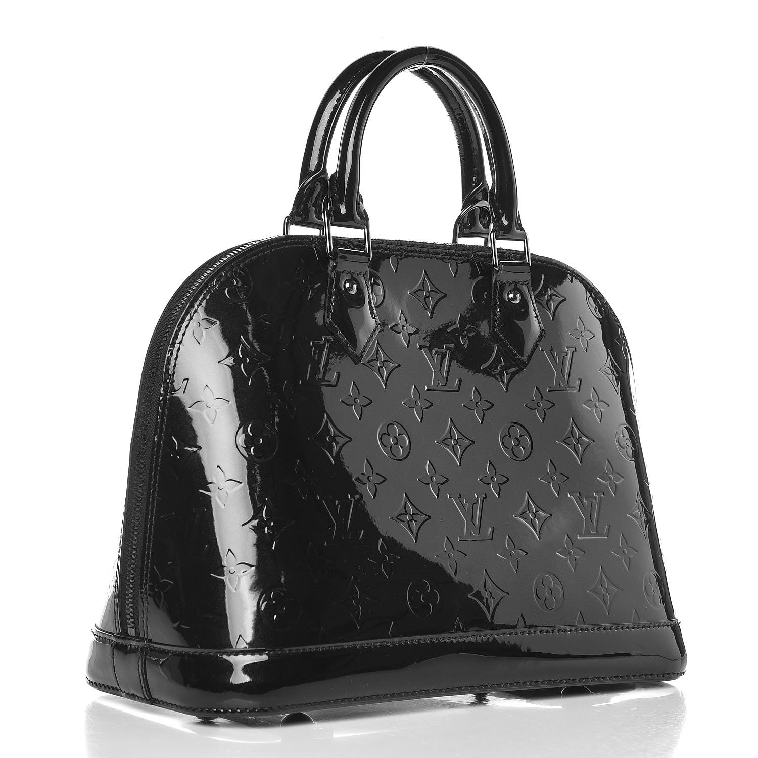 Louis Vuitton Vernis Alma PM Noir Magnetique 3 of 10