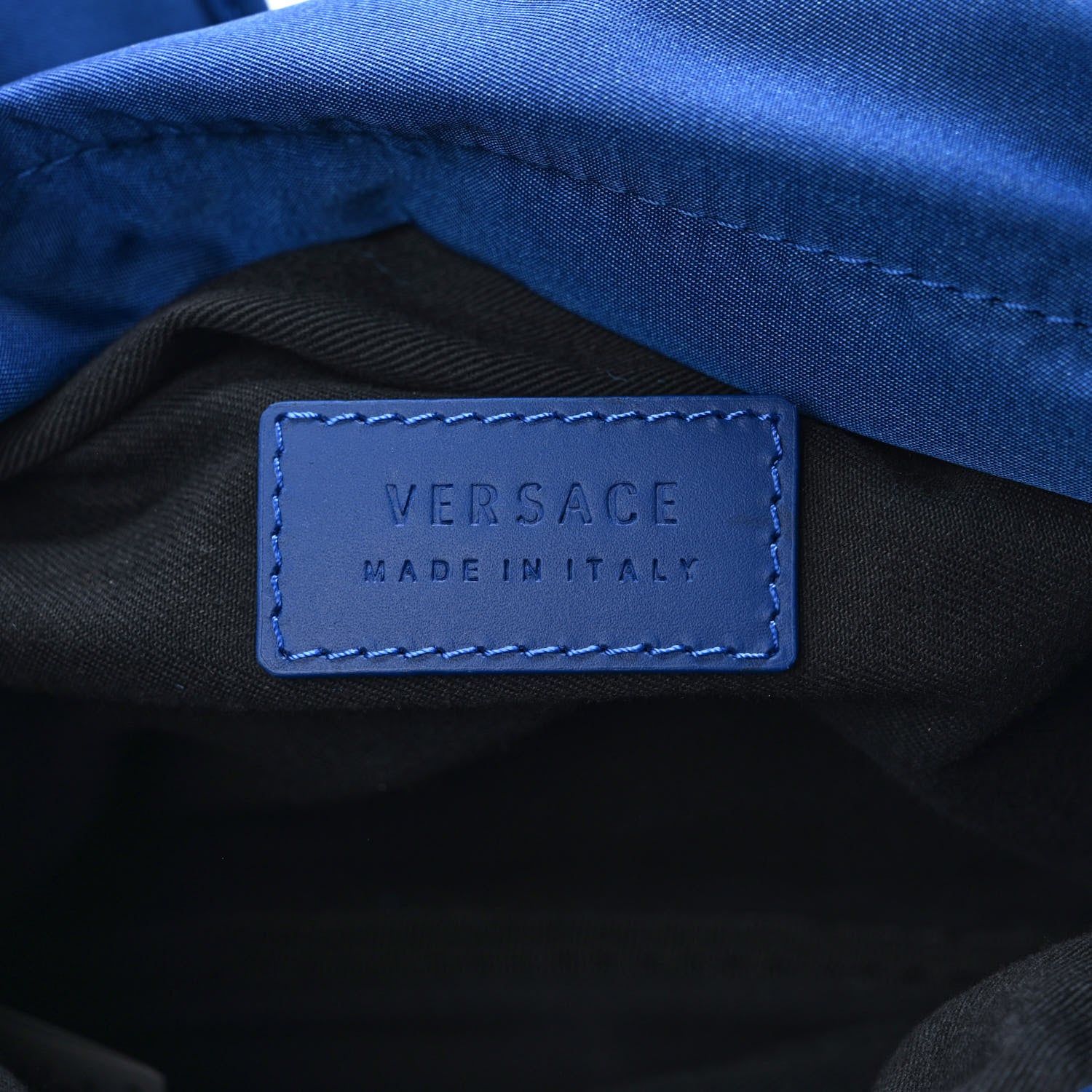 Versace Nylon Palazzo Medusa Belt Bag Blue 5 of 8