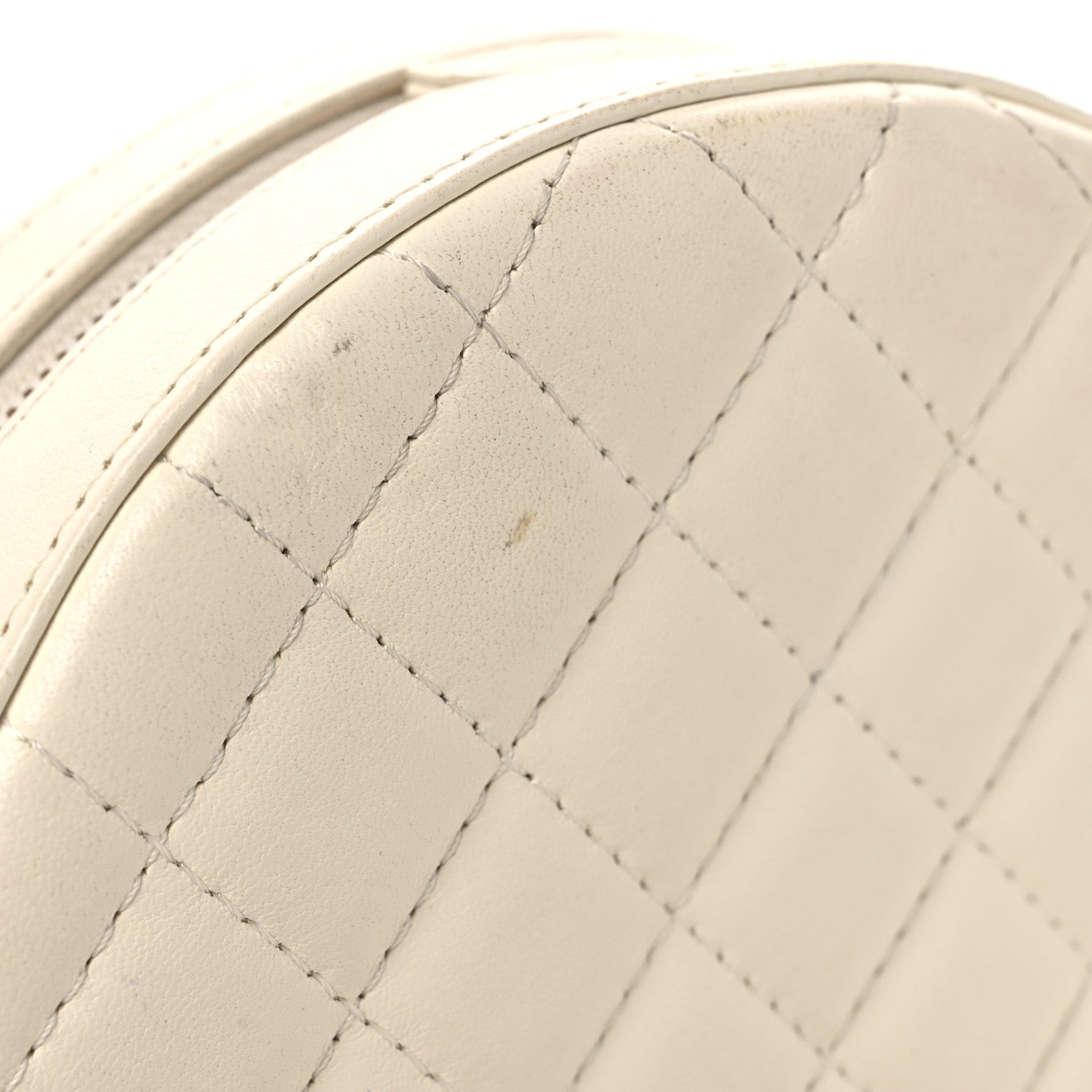 Chanel Lambskin Coco Lifesaver Round Bag Black White 11 of 11