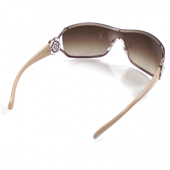 Chanel Camelia CC Sunglasses Buff 2 of 9