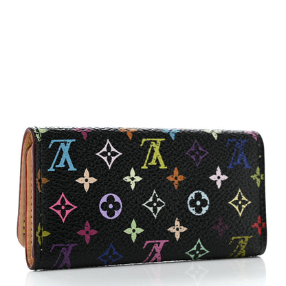Louis Vuitton Monogram Multicolor Multicles 4 Key Holder Black 3 of 9