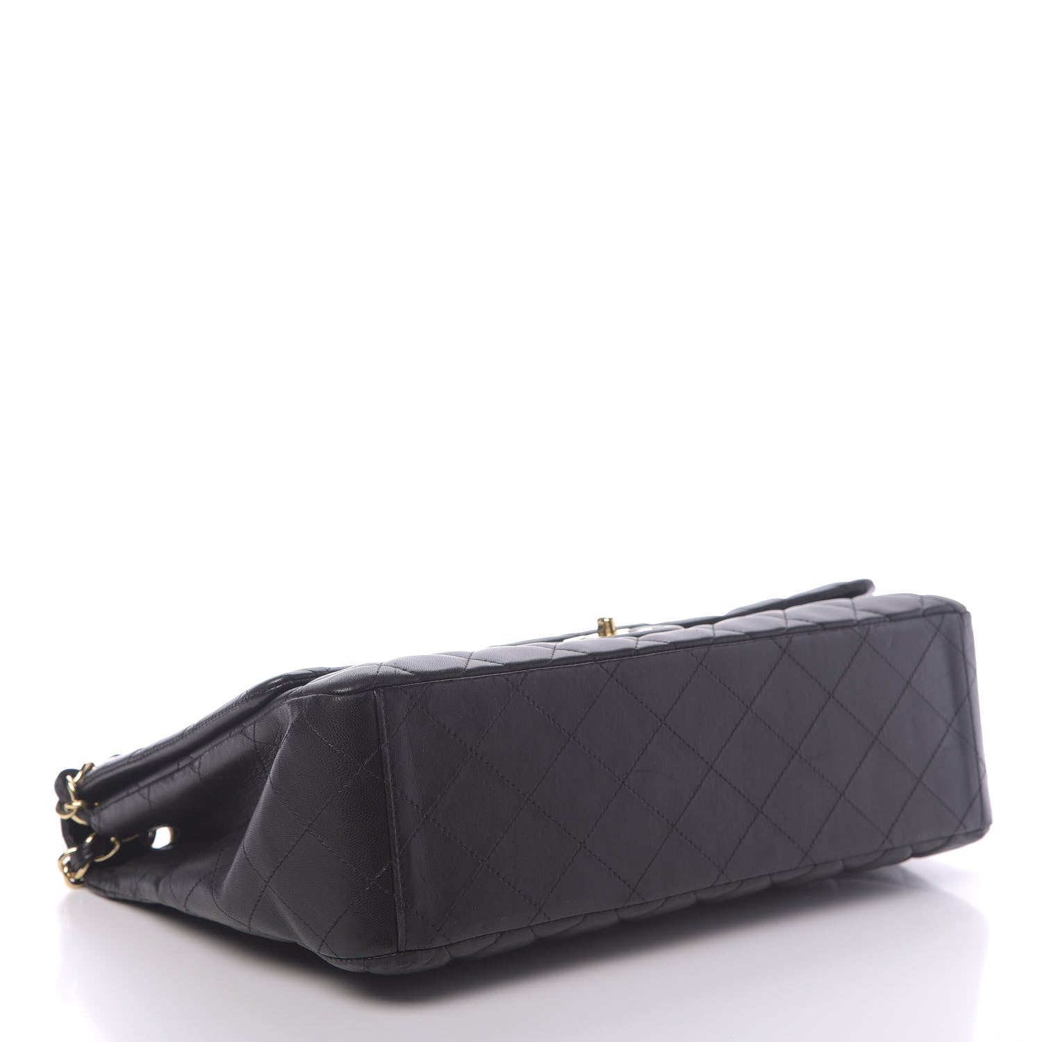 Chanel Lambskin Quilted Maxi Single Flap Black 4 of 10