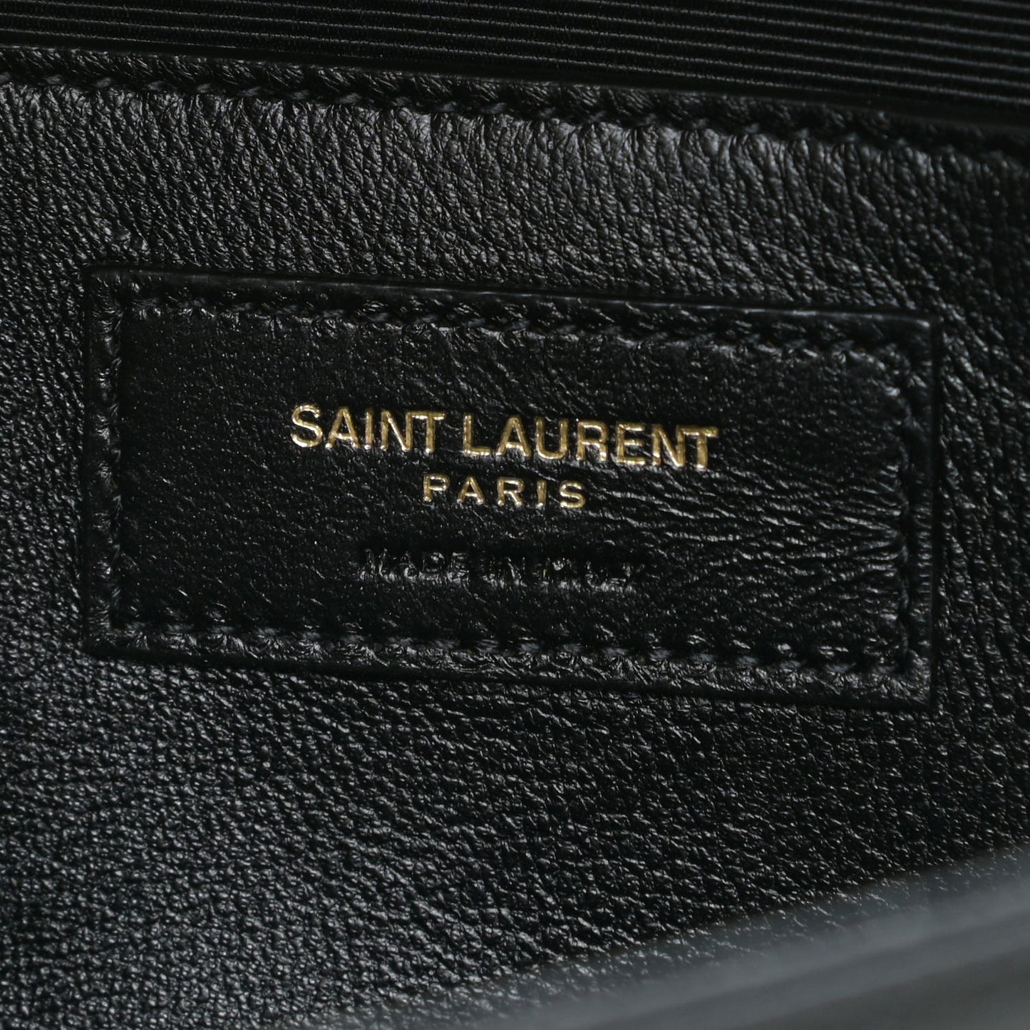 Grain De Poudre Medium Classic Monogram Kate Satchel Black