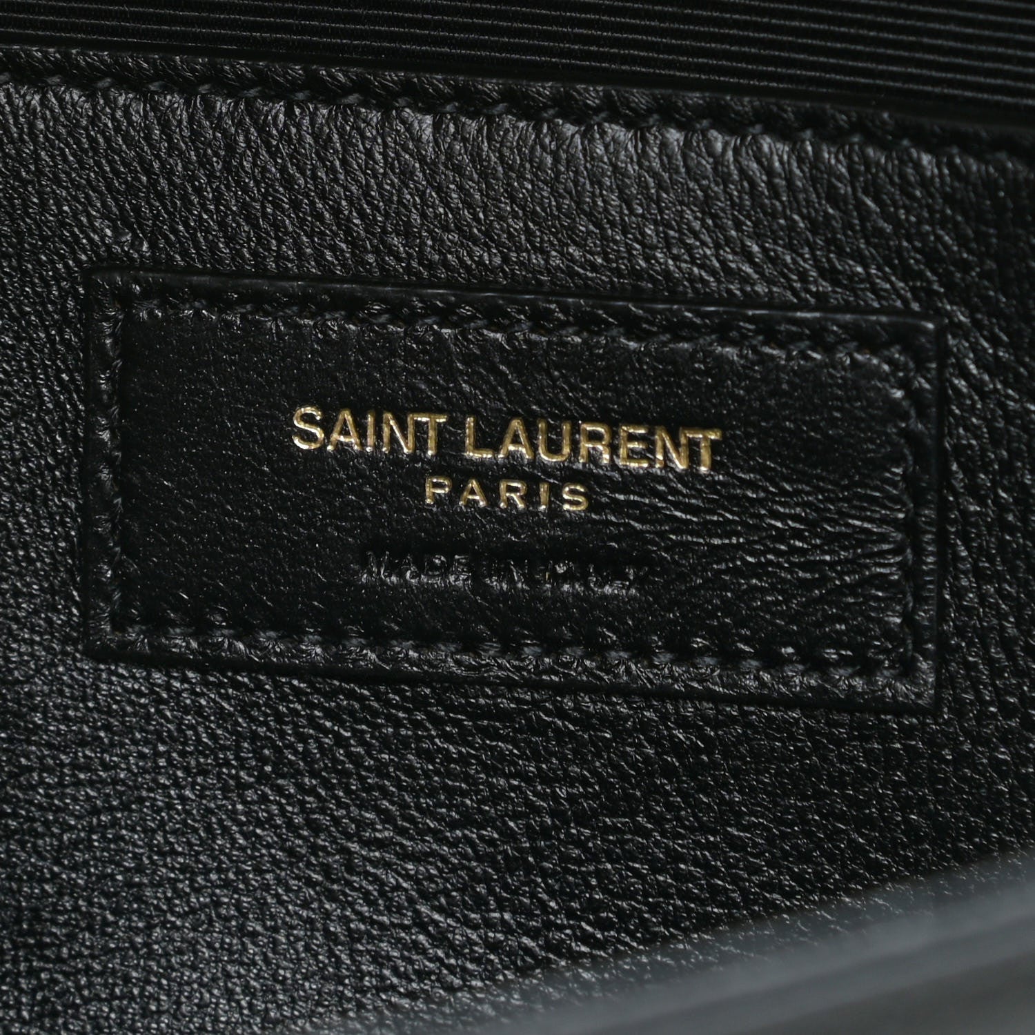 Saint Laurent Grain De Poudre Medium Classic Monogram Kate Satchel Black 8 of 12