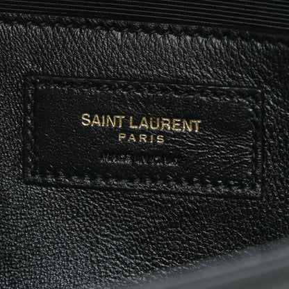 Saint Laurent Grain De Poudre Medium Classic Monogram Kate Satchel Black 8 of 12