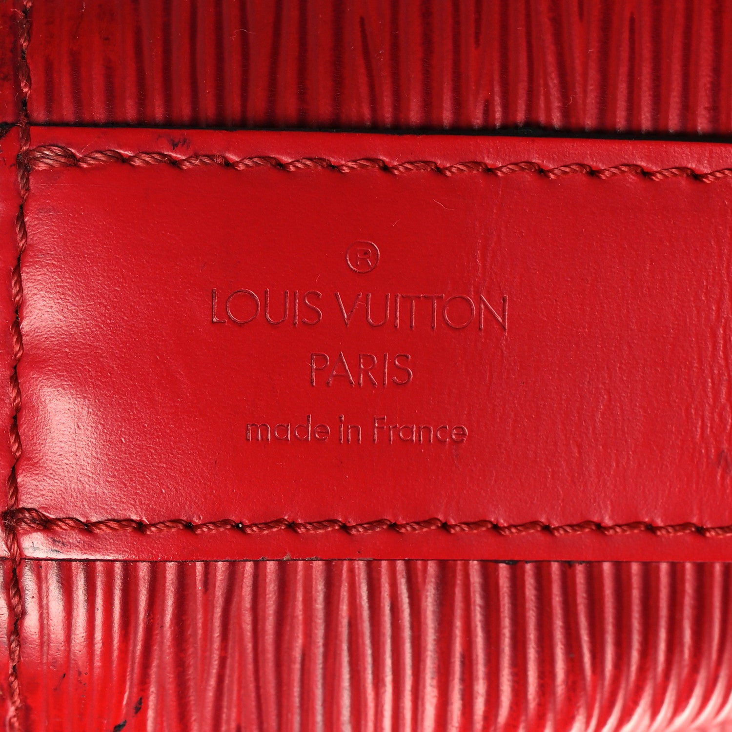 Louis Vuitton Epi Sac D'Epaule GM Castillan Red 6 of 12