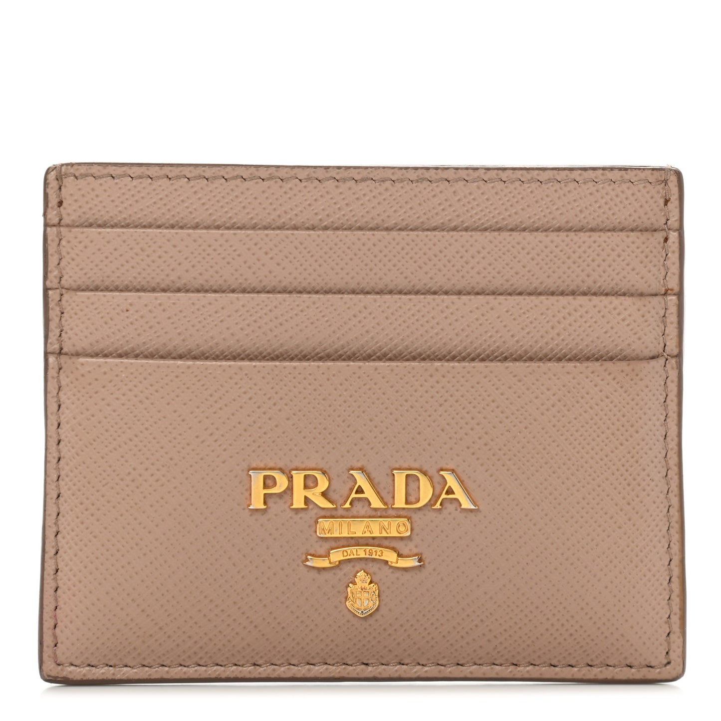 Saffiano Metal Card Holder Cammeo