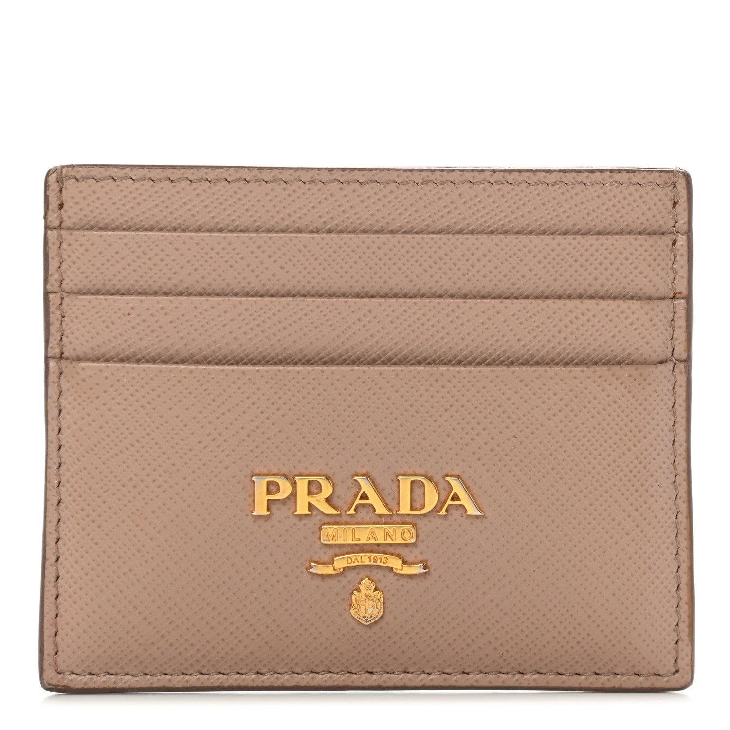 Prada Saffiano Metal Card Holder Cammeo 1 of 8