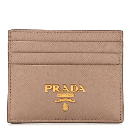 Prada Saffiano Metal Card Holder Cammeo 1 of 8