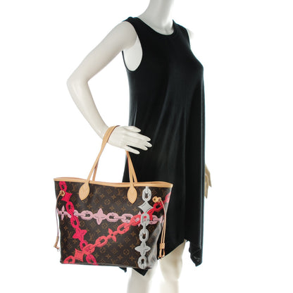 Louis Vuitton Monogram Bay Neverfull MM Rose Ballerine Poppy 2 of 7