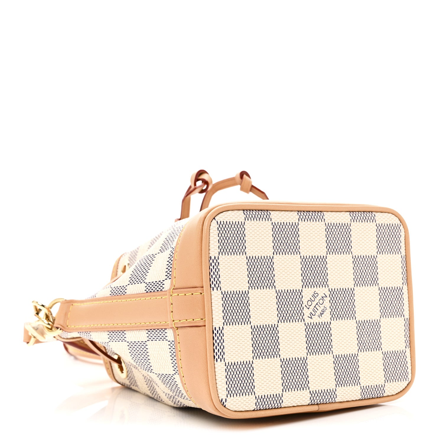 Louis Vuitton Damier Azur Vivienne Sac Nano Noe Dragon Fruit Pink