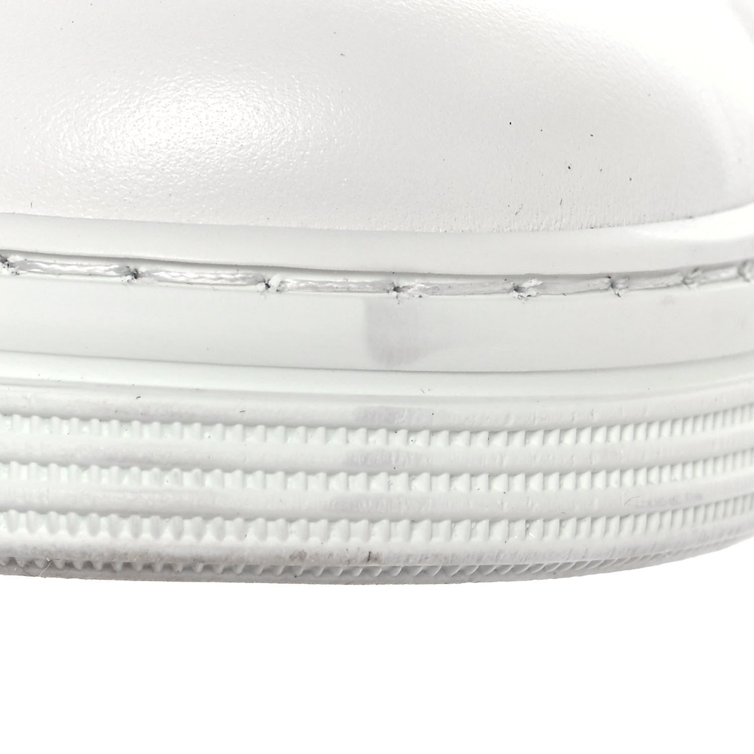 Chanel Calfskin Womens Logo Sneakers 41 White Black 10 of 12