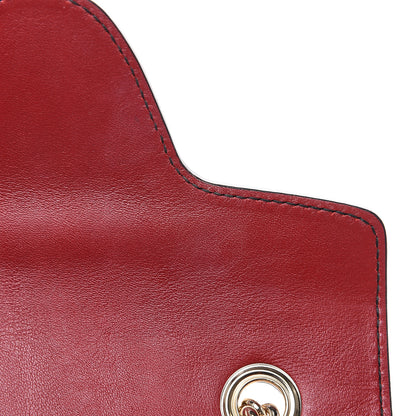 Gucci Soft Microguccissima Mini Emily Chain Shoulder Bag Rosso 11 of 12