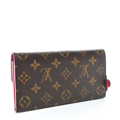 Louis Vuitton Monogram Bloom Flower Emilie Wallet 3 of 10
