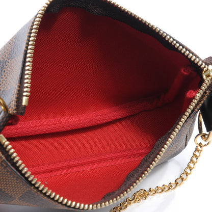Louis Vuitton Damier Ebene Mini Pochette 7 of 9