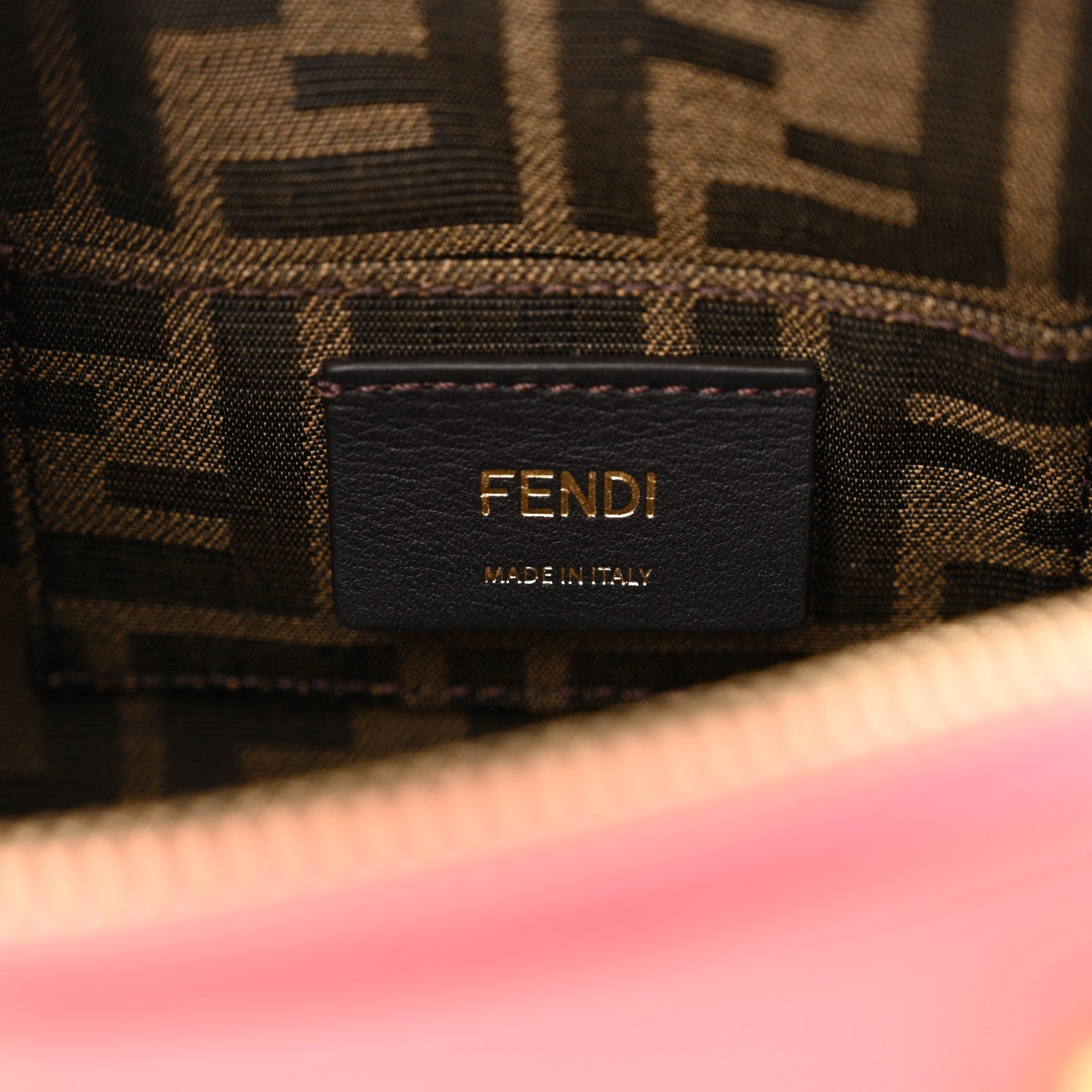 Fendi Vitello King Plexiglass Logo Embossed Mini By The Way Top Handle Boston Bag Pink Dalia 6 of 11