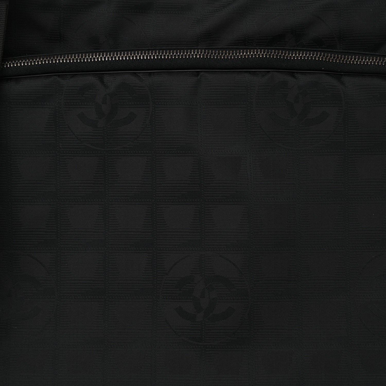 Chanel Nylon Travel Laptop Briefcase Black 9 of 17