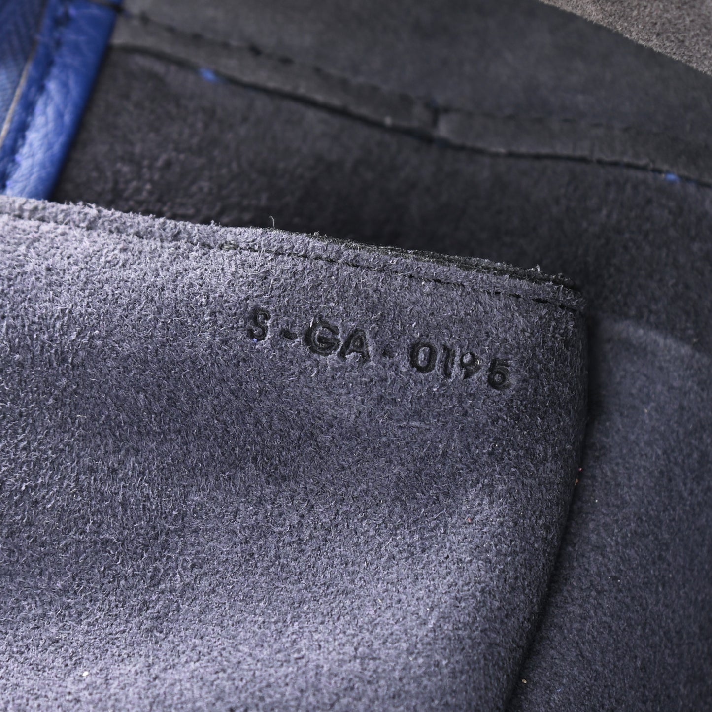 Grained Calfskin Mini Belt Bag Indigo