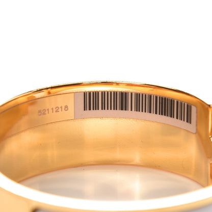Hermes Enamel Wide Clic Clac H Bracelet PM White 5 of 6
