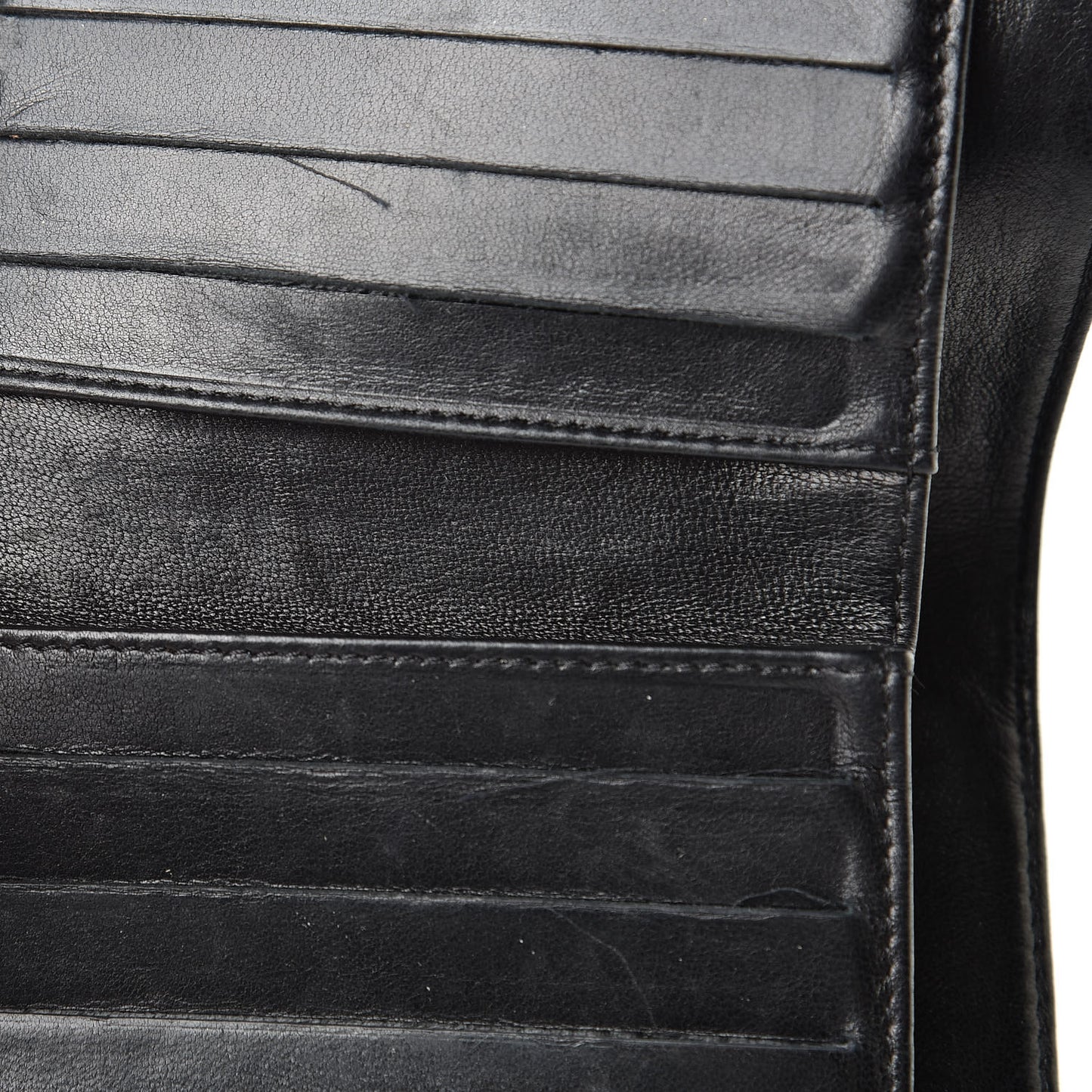 Caviar Timeless CC Compact Flap Wallet Black
