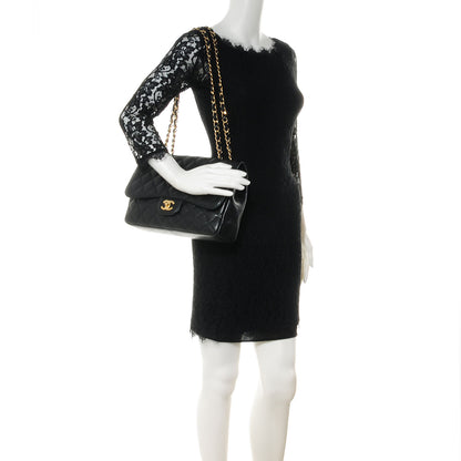 Chanel Caviar Jumbo Single Flap Black 2 of 9