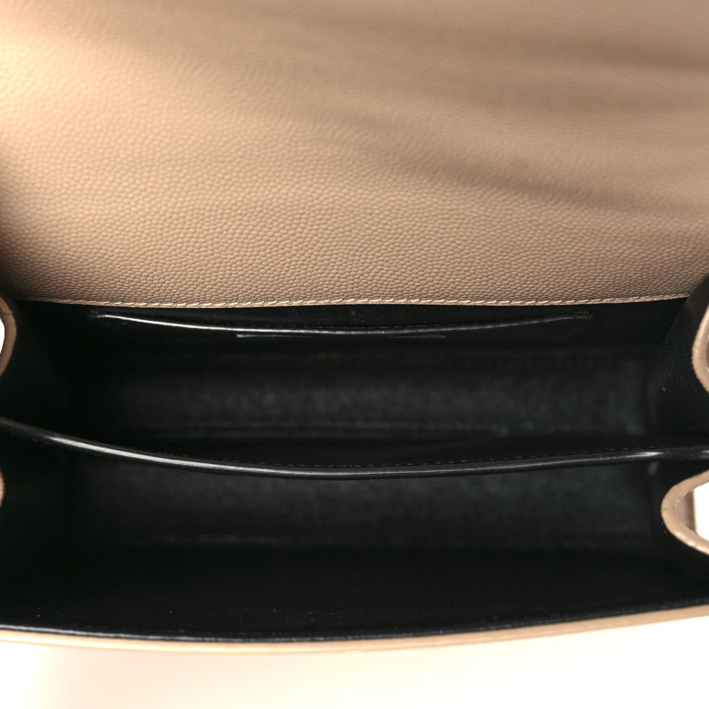 Grain de Poudre Mini Classic Monogram Cassandra Top Handle Beige