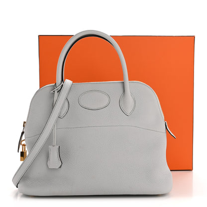 Hermes Taurillon Clemence Bolide 31 Bleu Pale 13 of 13