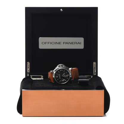 Panerai Stainless Steel Calfskin 44mm Luminor Marina Manual Winding Watch Black PAM00111 5 of 5
