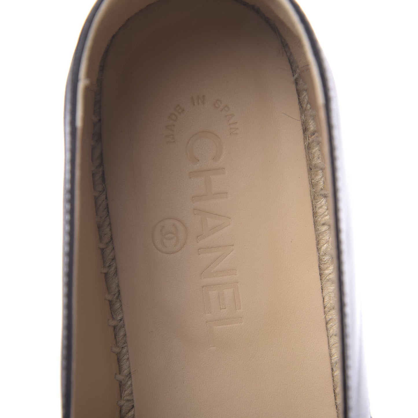 Lambskin CC Espadrilles 41 Black