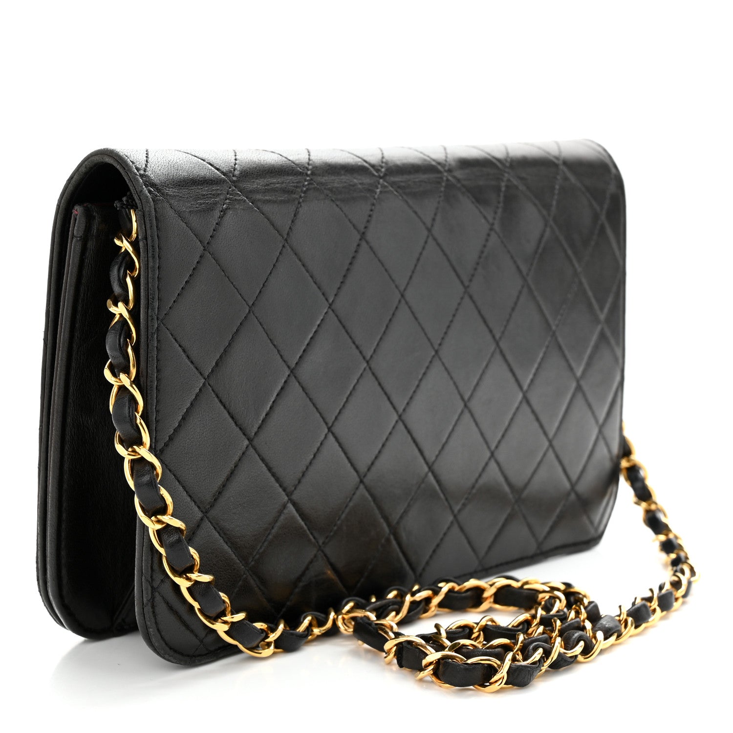 Chanel Lambskin Quilted Small Single Flap Black 3 of 13