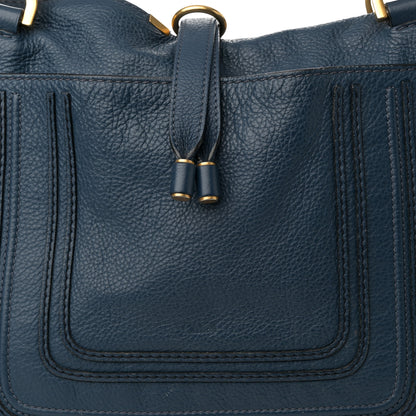 Chloe Calfskin Large New Marcie Tote Royal Navy 8 of 17