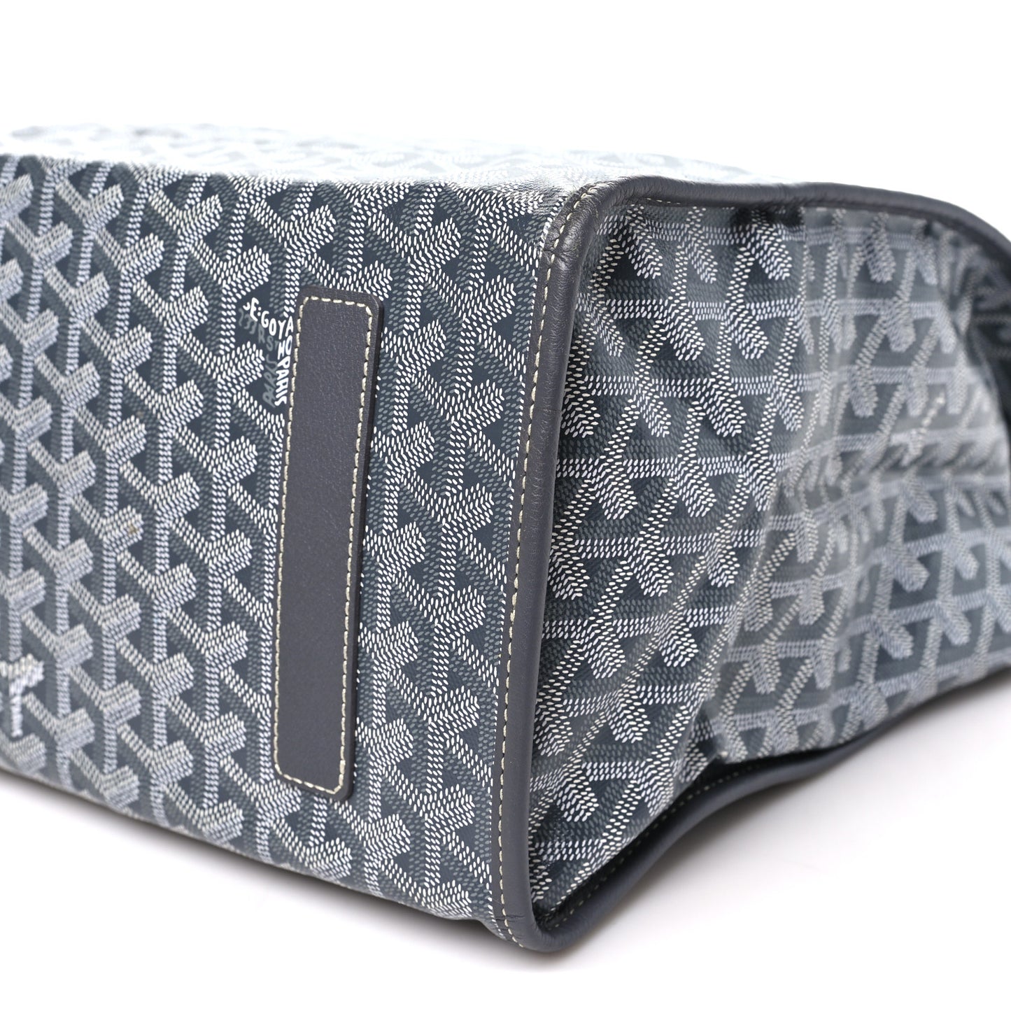 Goyardine Saint Leger Soft Briefcase Backpack Grey