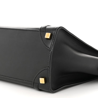 Celine Smooth Calfskin Micro Luggage Black 9 of 11