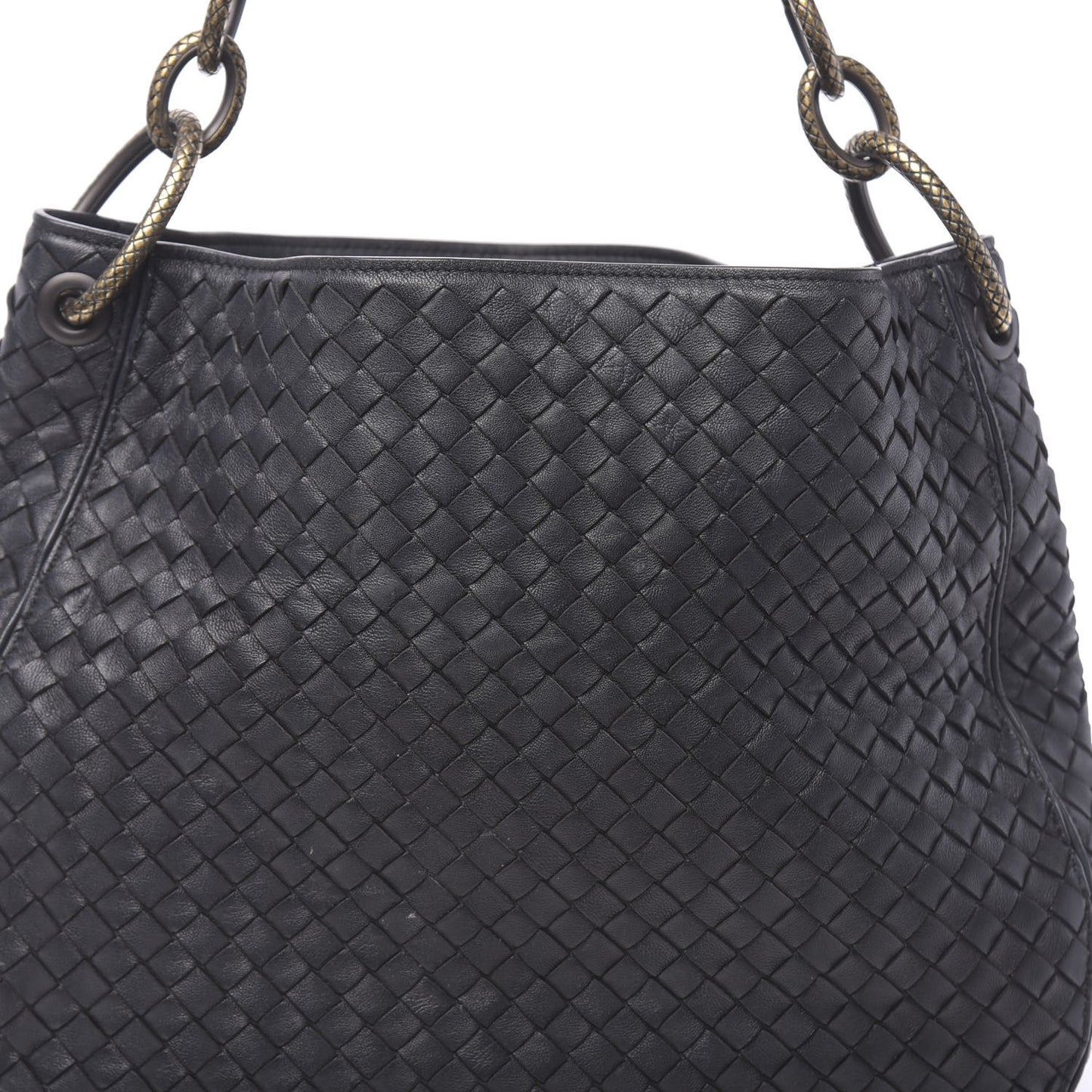 Nappa Intrecciato Small Loop Light Tourmaline