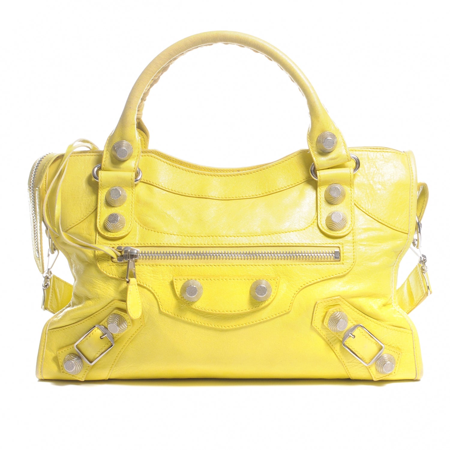 Balenciaga Agneau Giant 21 Silver Hardware CIty Bouton D Or 1 of 8