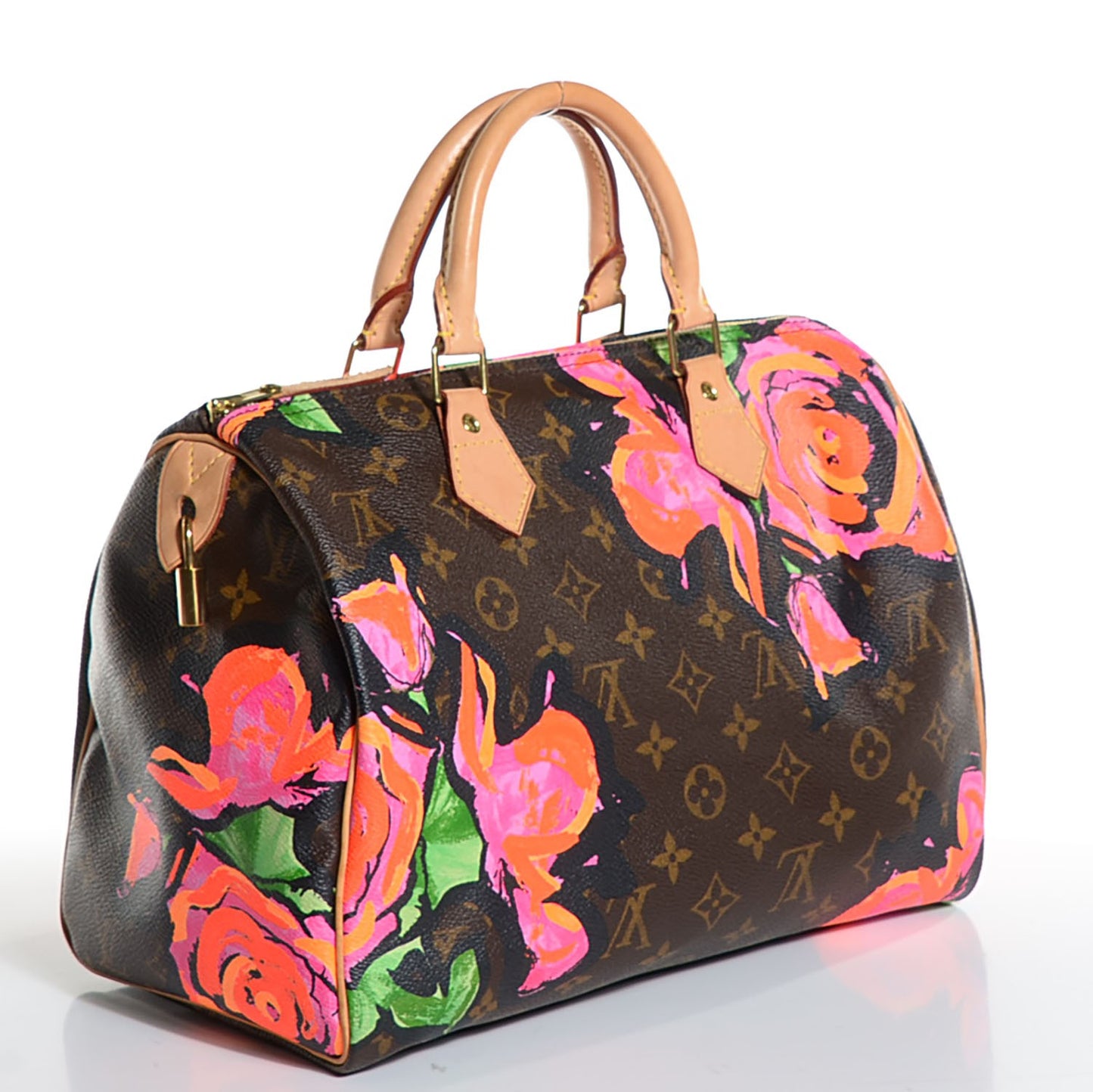 Monogram Roses Speedy 30