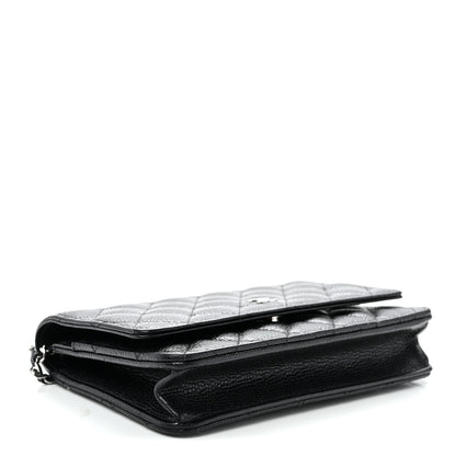 Chanel Caviar Quilted Wallet on Chain WOC Black 4 of 11