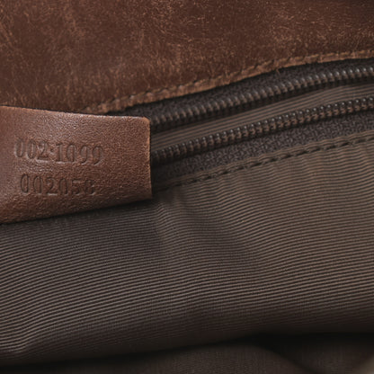 Gucci Monogram Small Bucket Tote Brown 7 of 21