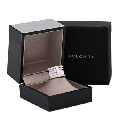 Bulgari 18K White Gold B.Zero1 Four-Band Ring 49 5 6 of 6