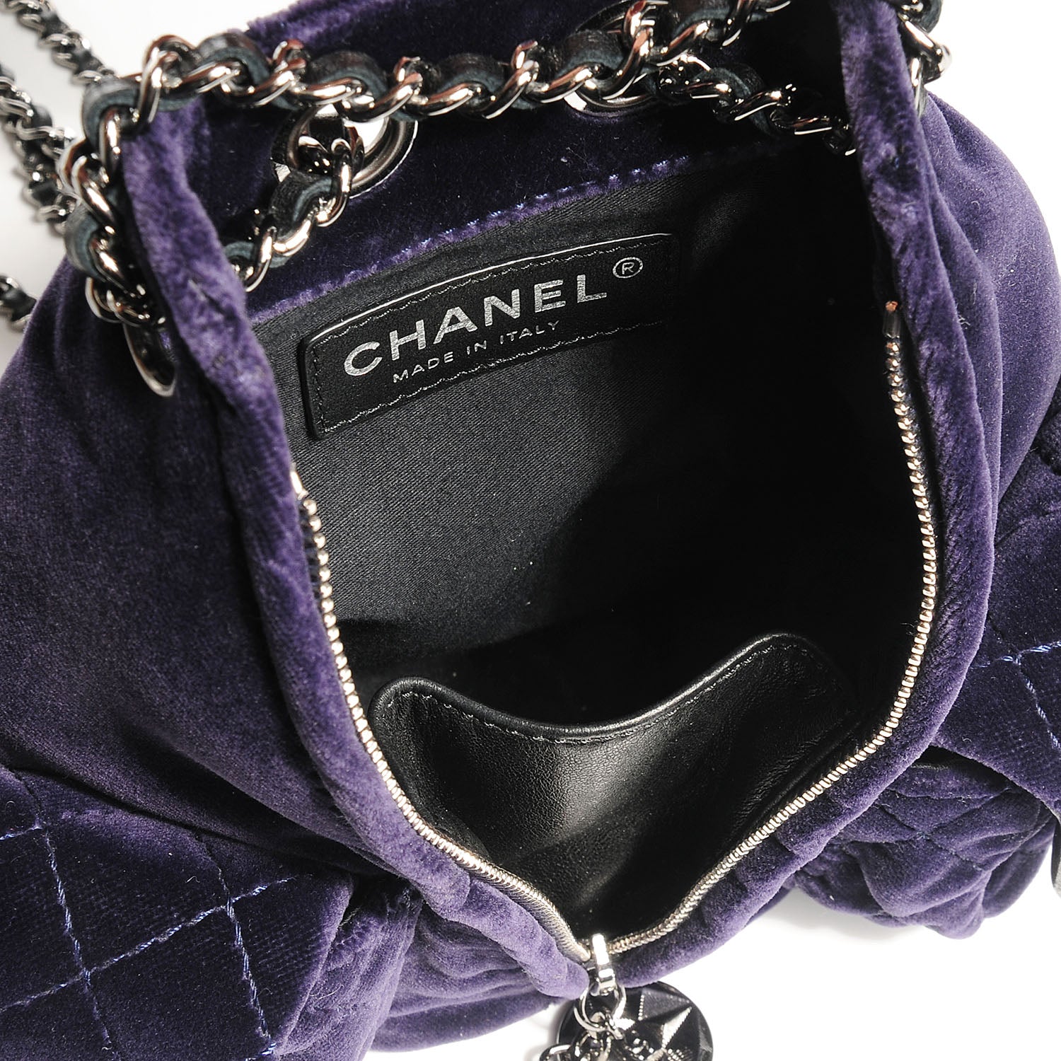 Chanel Velvet Mini Backpack Is Back Plum 5 of 7
