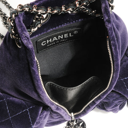 Chanel Velvet Mini Backpack Is Back Plum 5 of 7