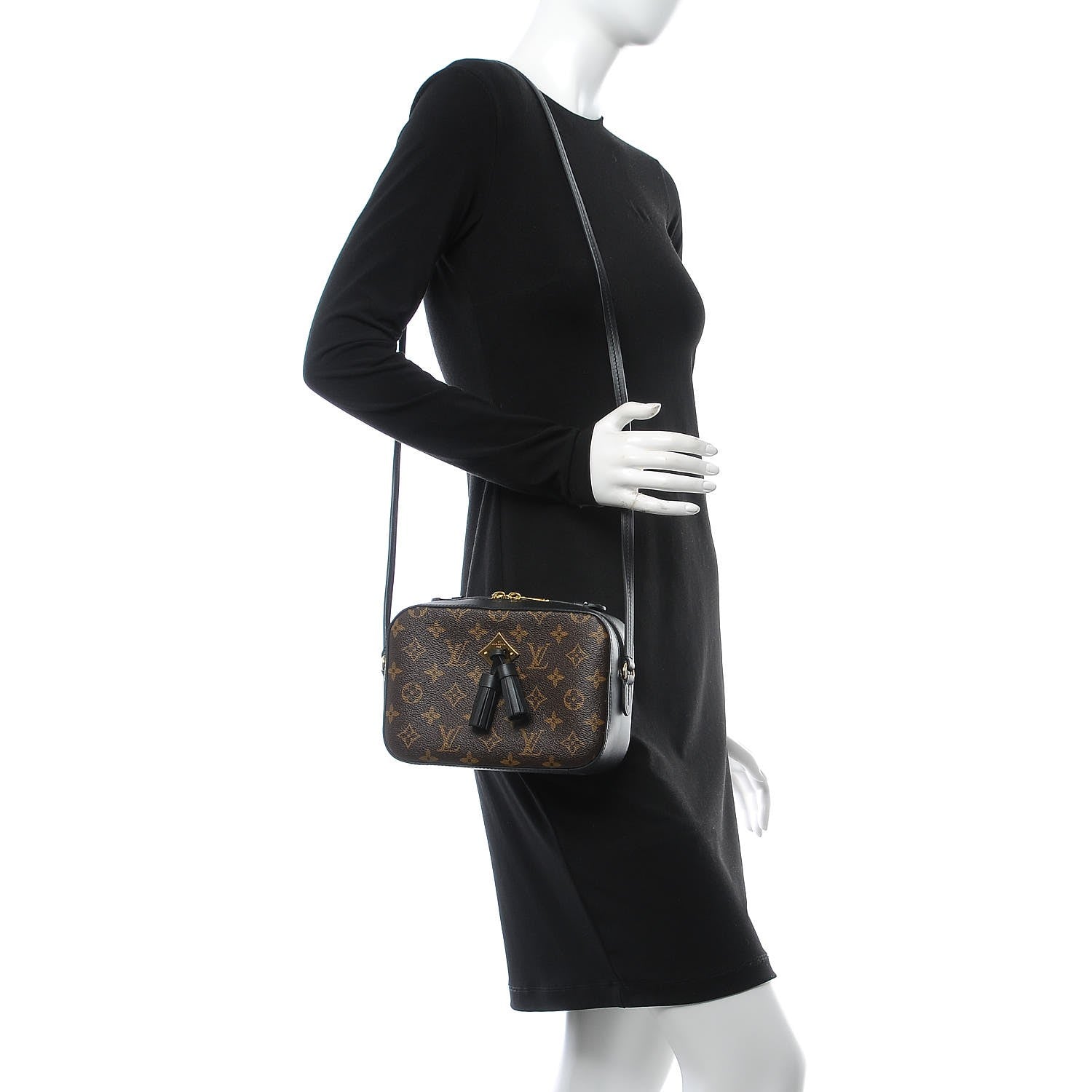 Louis Vuitton Monogram Saintonge Black 2 of 9