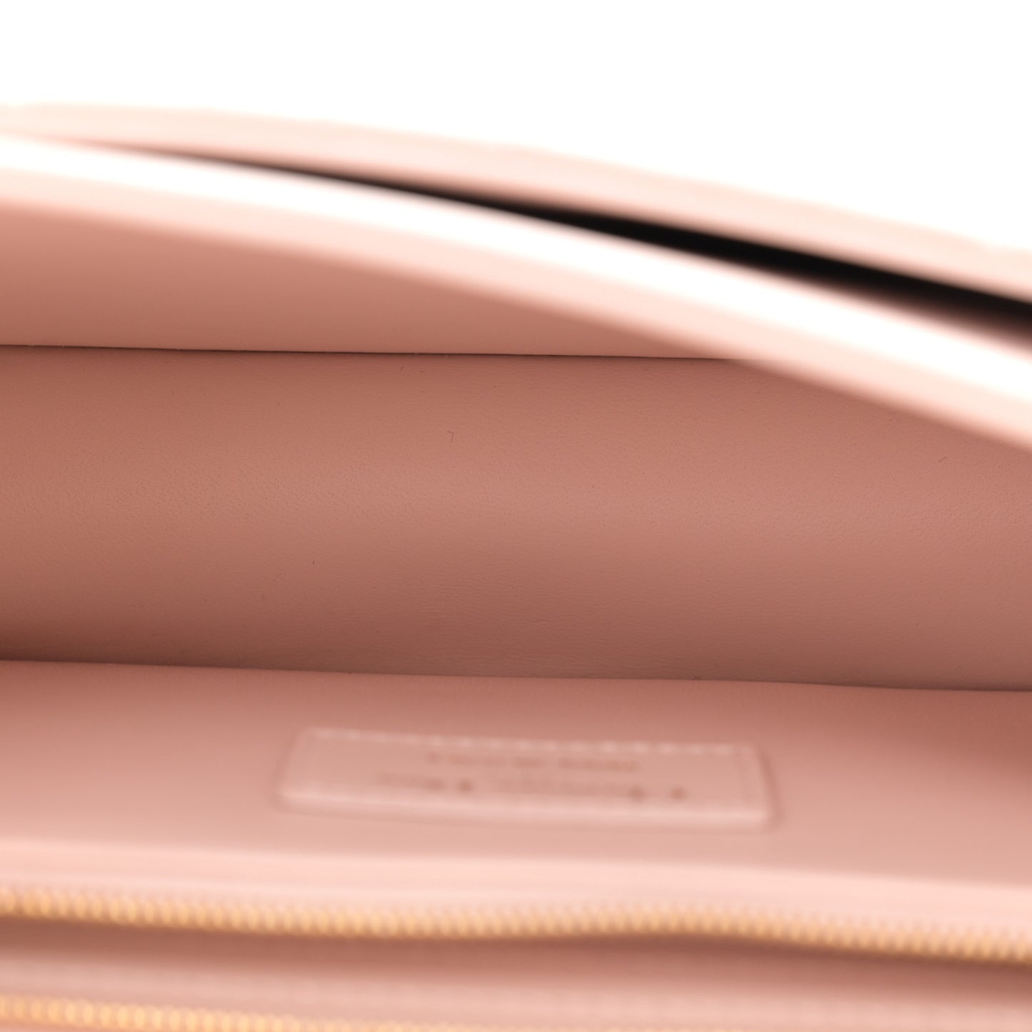 Lambskin Cannage My Dior Top Handle Bag Rose Poudre