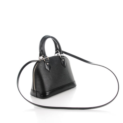 Louis Vuitton Epi Alma BB Black 3 of 8