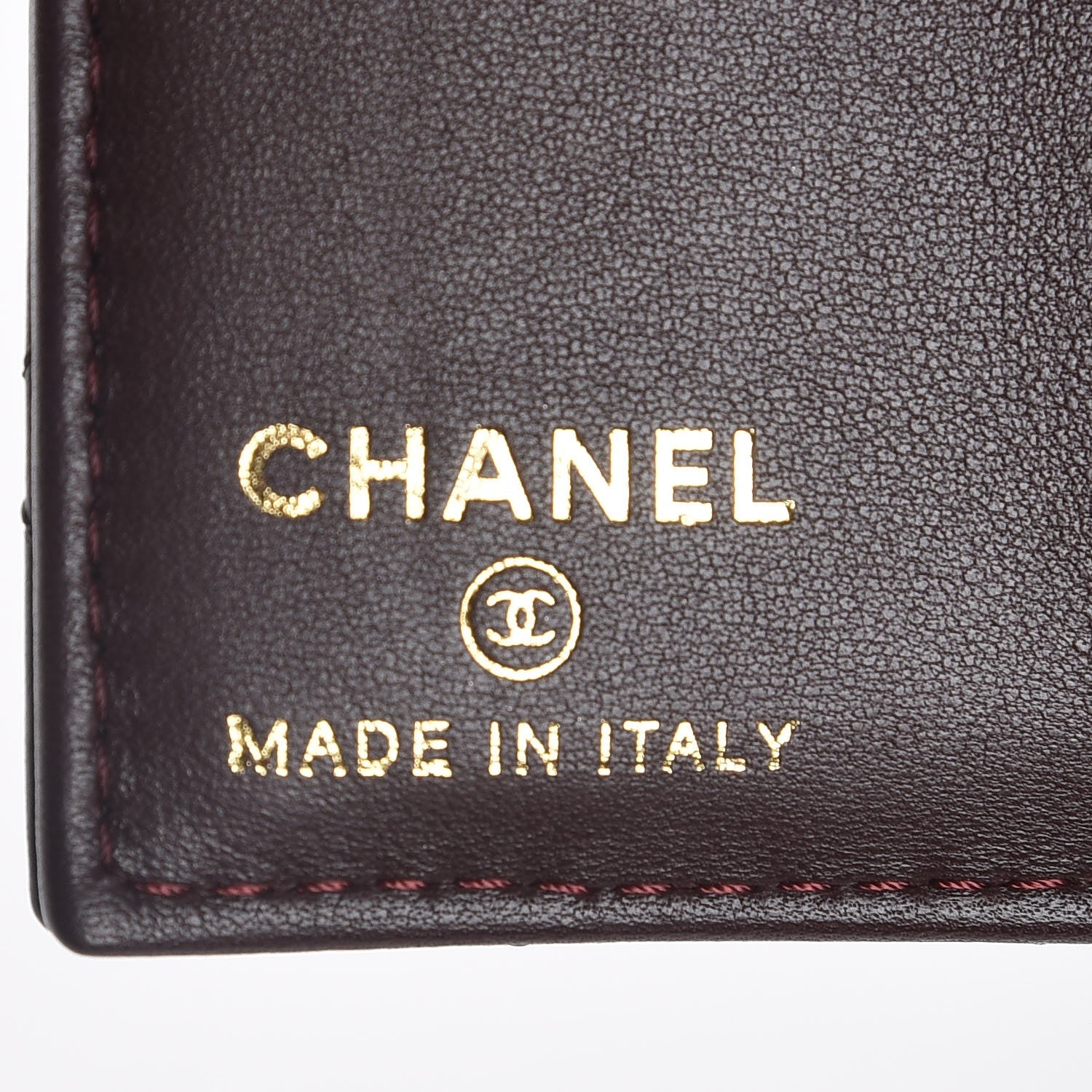 Chanel Lambskin Quilted Card Holder Wallet Black 6 of 8